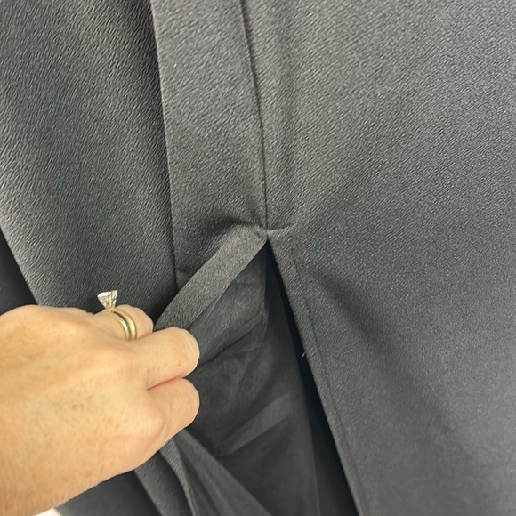 Perfect Birdy Grey Hannah Crepe Dress in Black M - Picture 6 of 9